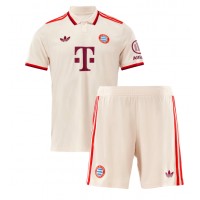 Camisa de Futebol Bayern Munich Aleksandar Pavlovic #45 Equipamento Alternativo Infantil 2024-25 Manga Curta (+ Calças curtas)